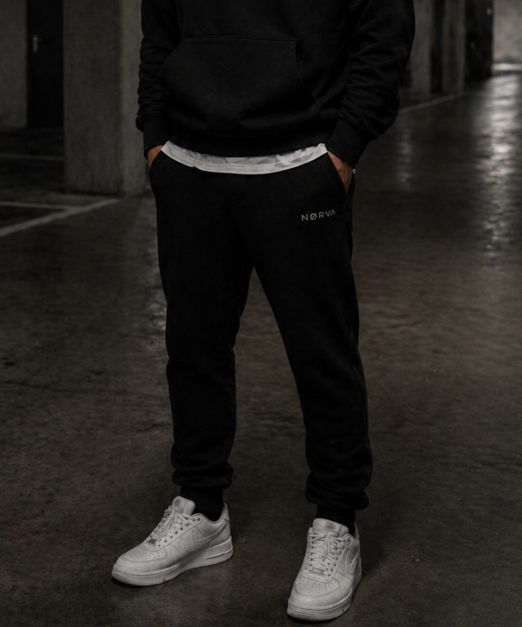 NØRVA Essential Sweatpants – Black