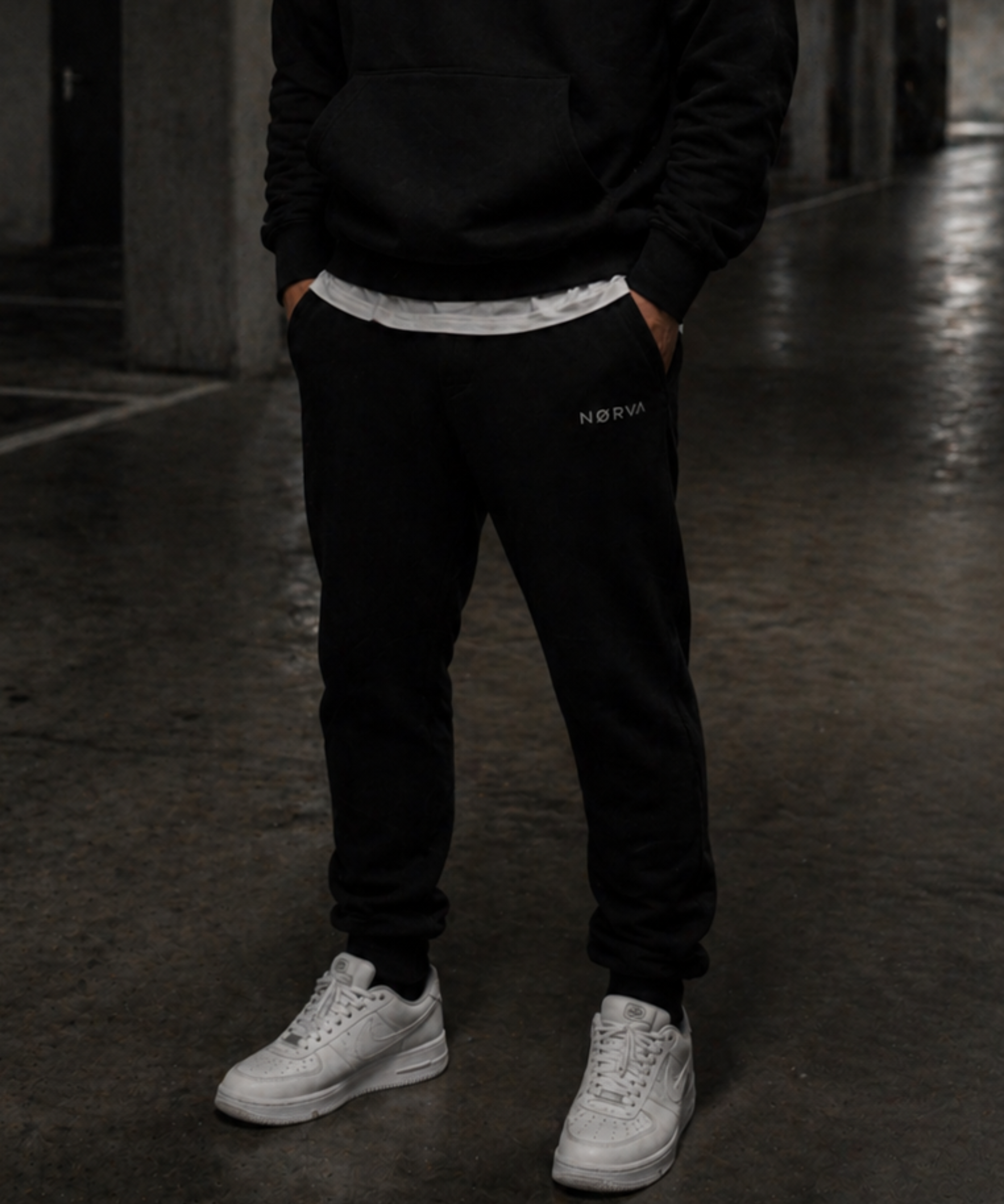 NØRVA Essential Sweatpants – Black