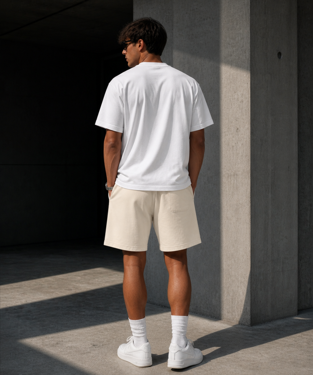NORVA Essential Shorts – Ivory