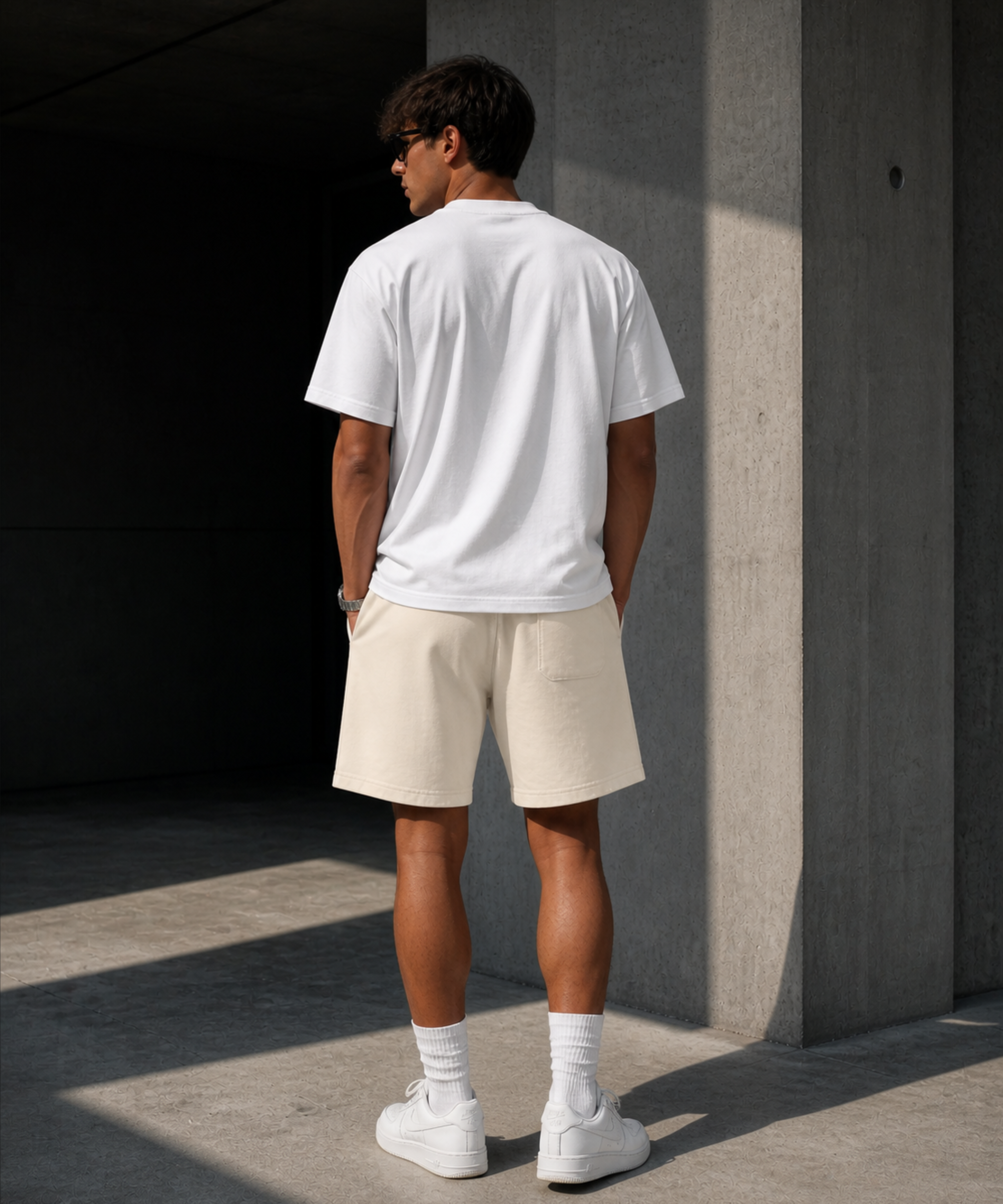 NORVA Essential Shorts – Ivory