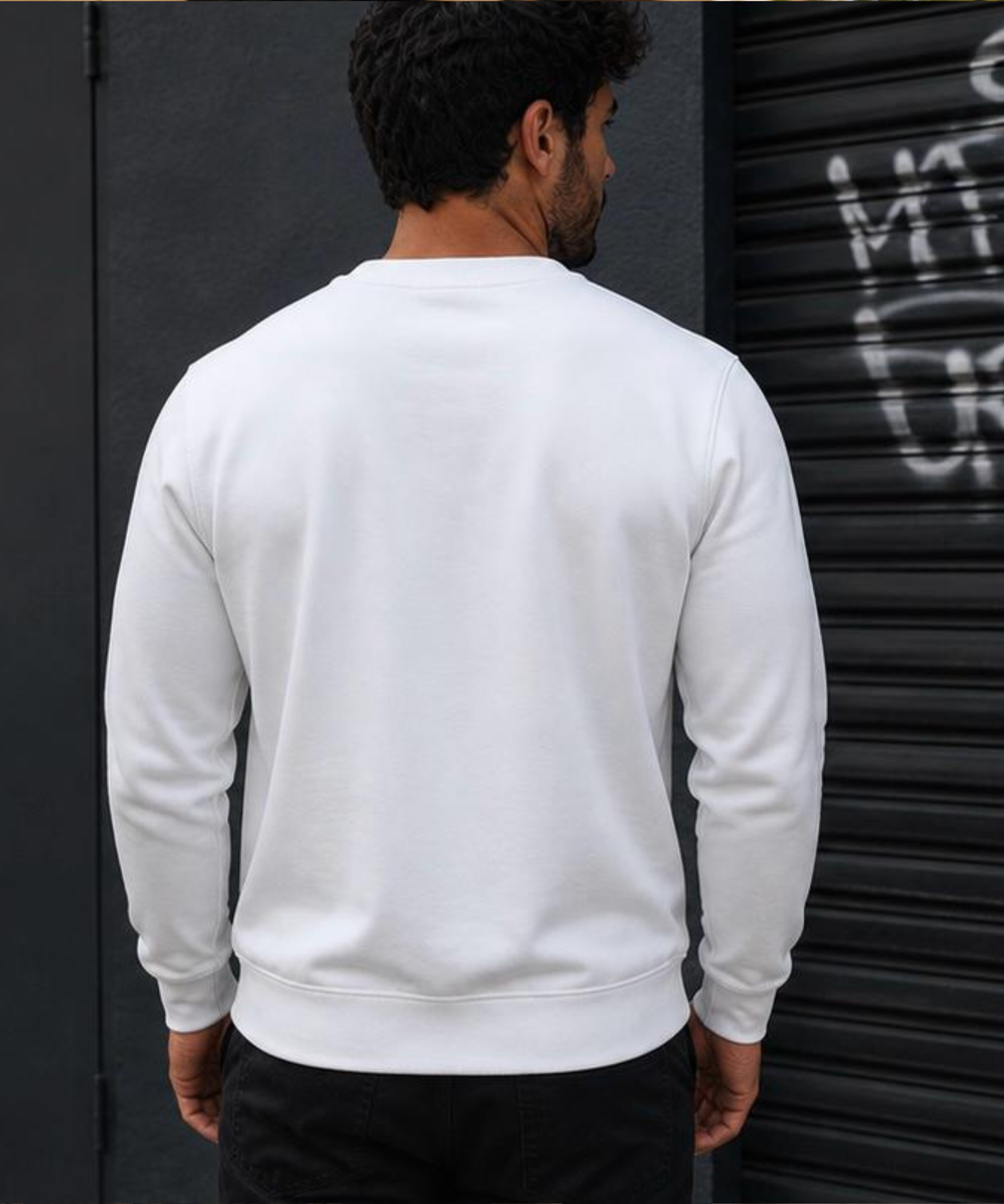 NORVA Essential Crewneck – White