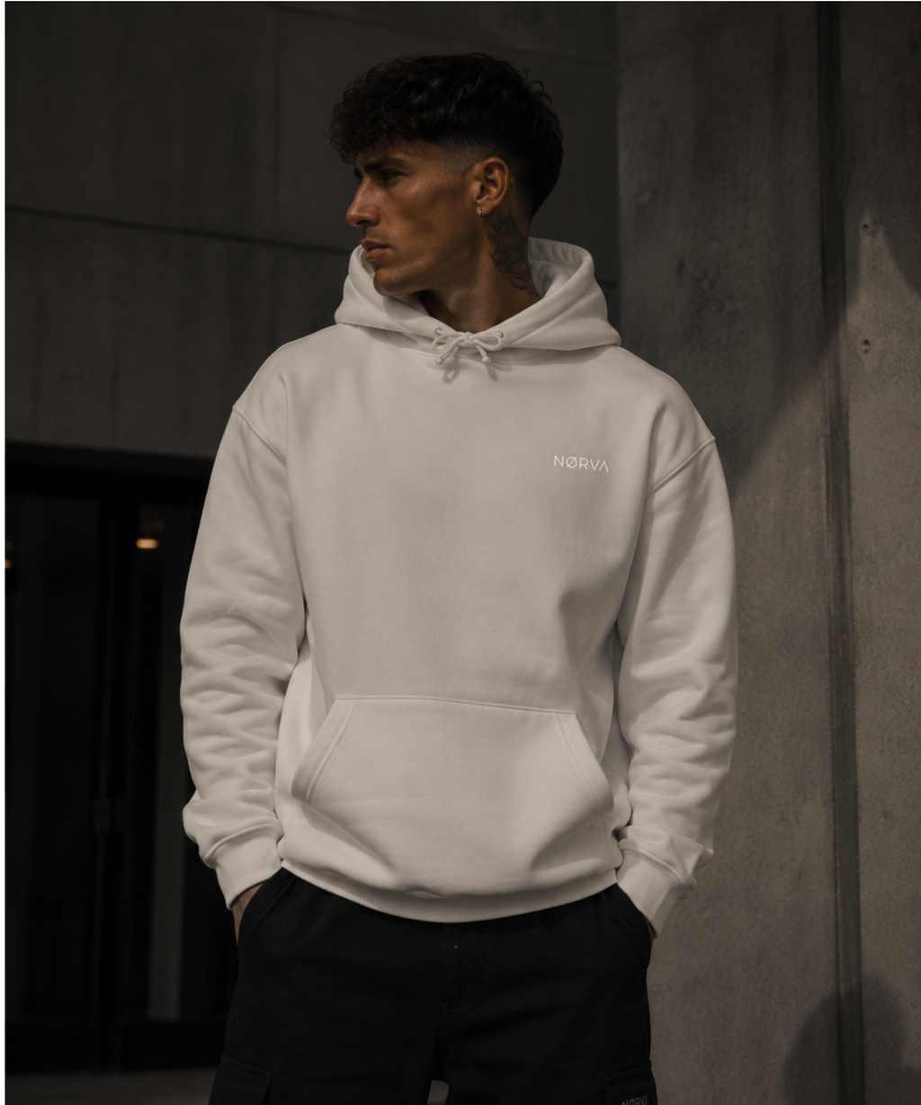 NØRVA “STILLNESS IS POWER” Hoodie - Bone